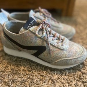 Rag & Bone Retro Runner Sneakers Sz 6.5 Multi-Color